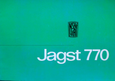 NSU Fiat Jagst 770 Modellprogramm 1966 Automobilprospekt (10321)